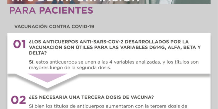 COVID-19 Tips de Información para Pacientes