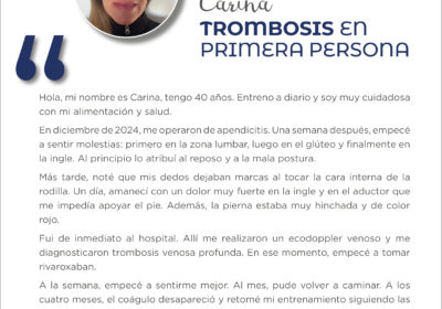 Trombosis en Primera Persona