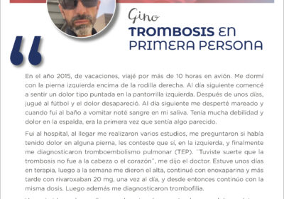 Trombosis en Primera Persona