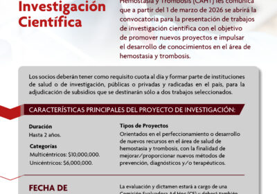 Programa de financiamiento CAHTalizar 2026