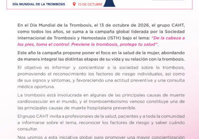 Día Mundial de la Trombosis